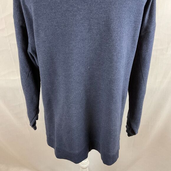 Wildfox Sweatshirt Top Navy Blue XL Multi-Color Embroidered Lettering Social - Picture 7 of 12